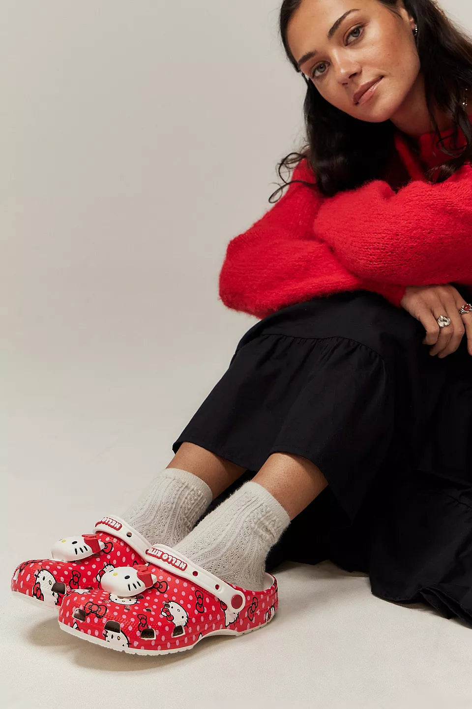 Sandália Hello Kitty Floral Clog