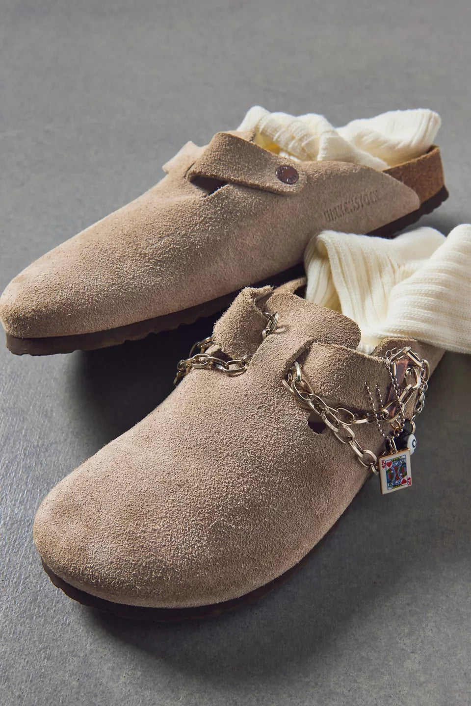 Tamanco em Camurça com Palmilha Anatômica